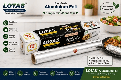 Silver Catering Packaging Aluminum Foils view 1