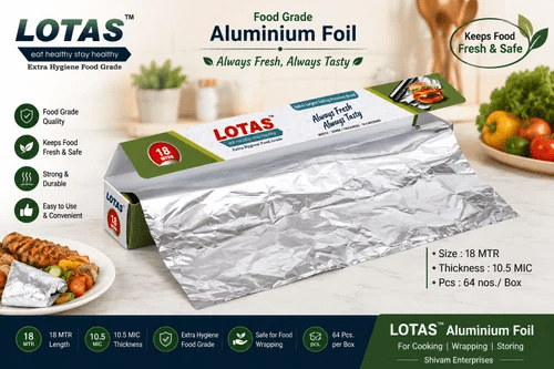 Silver Vegetable Packaging Aluminum Foils view 1