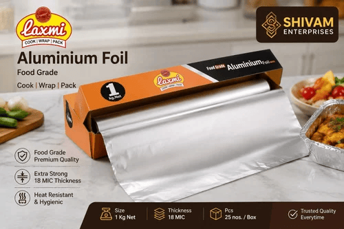 Silver Vegetable Packaging Aluminum Foils view 2