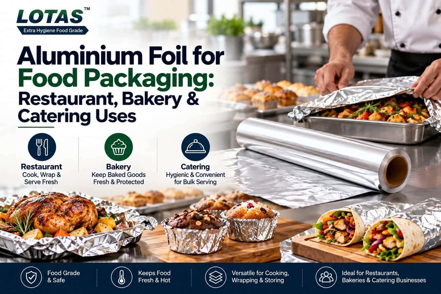 Food Packaging For Restaurant, Bakery & Catering Uses